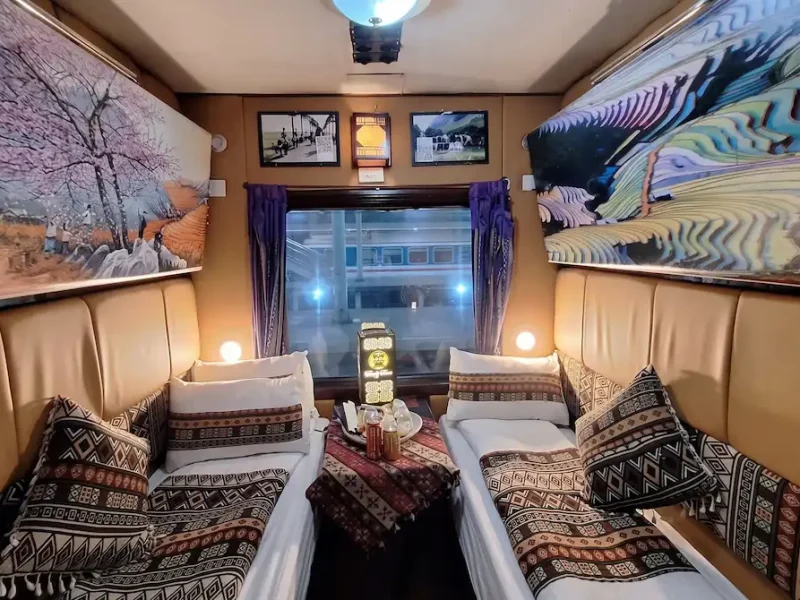 SP8 Train VIP Private Cabin | Vietnam Discovery Tours
