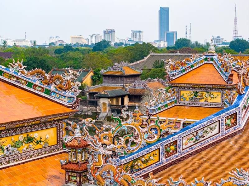 Artistic Roof & Decorations of Kien Trung Palace Artistic Roof & Decorations of Kien Trung Palace