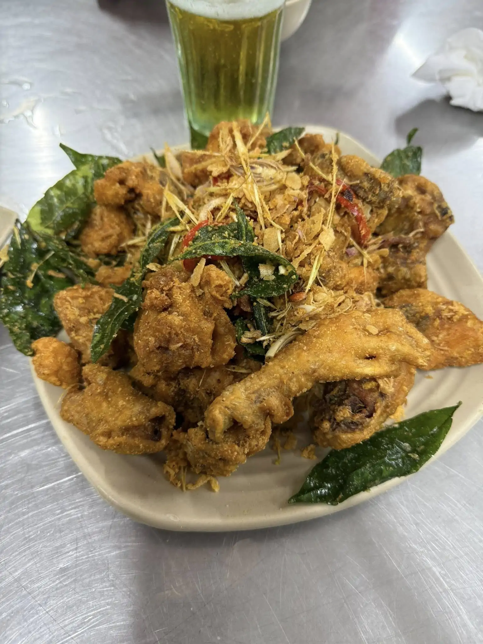 Salt-Baked Chicken with Lime Leaves: The Essence of Vietnamese Flavor