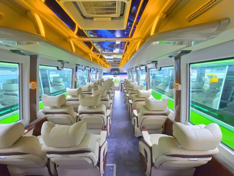 Hanoi to Sapa Limousine Bus Interior | Vietnam Discovery Tours