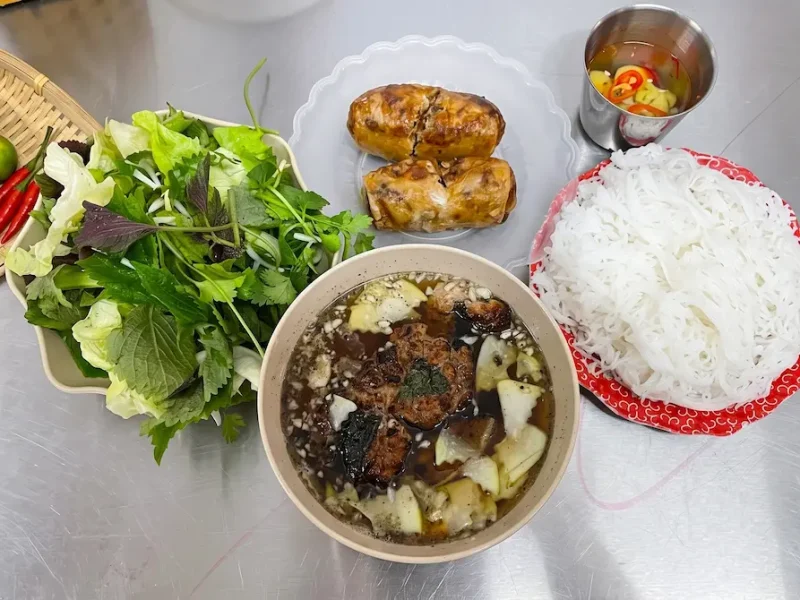 Top 5 Best Bun Cha Restaurants in Hanoi You Must Try authentic vietnamese bun cha nem ran cua dong