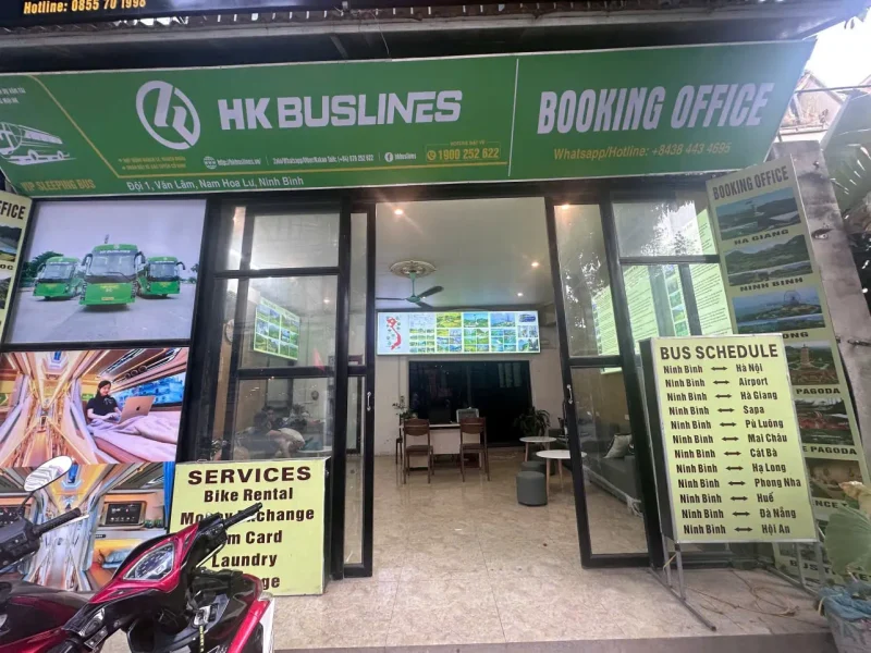 HK Open Tour office in Ninh Binh